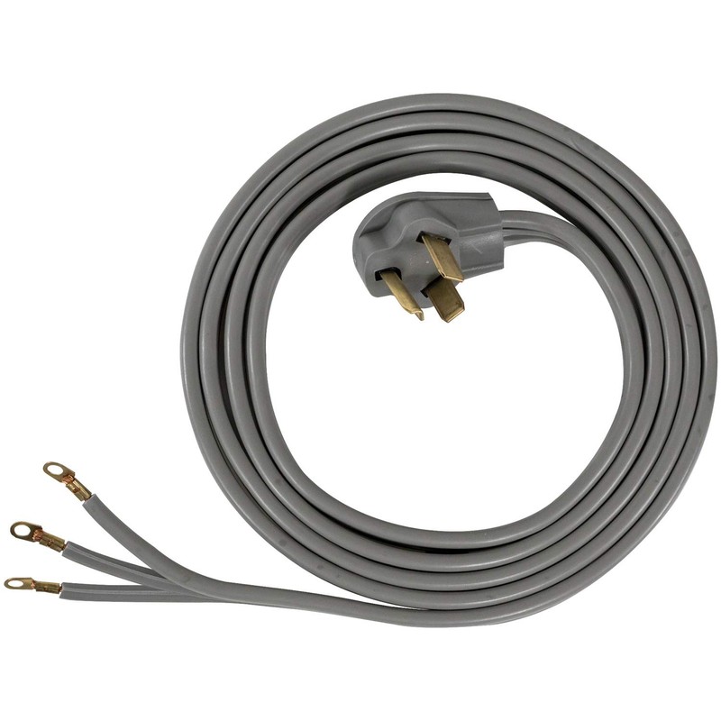 Certified Appliance Accessories 30-Amp Appliance Power Cord, 3 Prong Dryer