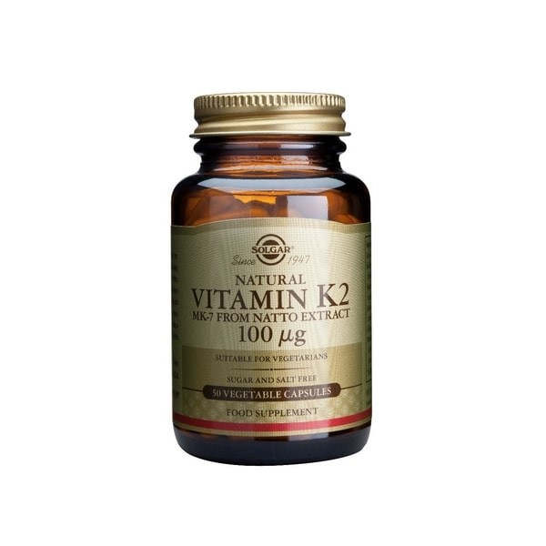 Solgar Natural Vitamim K2 MK-7 100 μg 50 veg caps