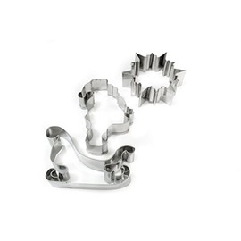 Städter 001954 Cookie Cutters Set of 3 Petersburg Sleigh Ride