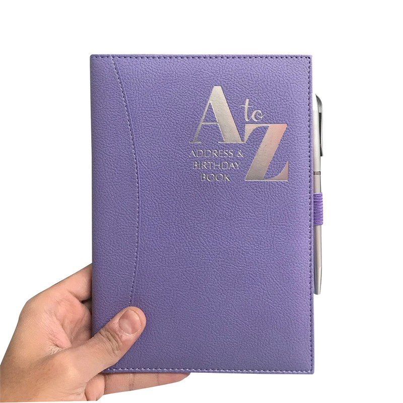 Telephone Address & Birthday Book A-Z Index Beautiful Colour PU