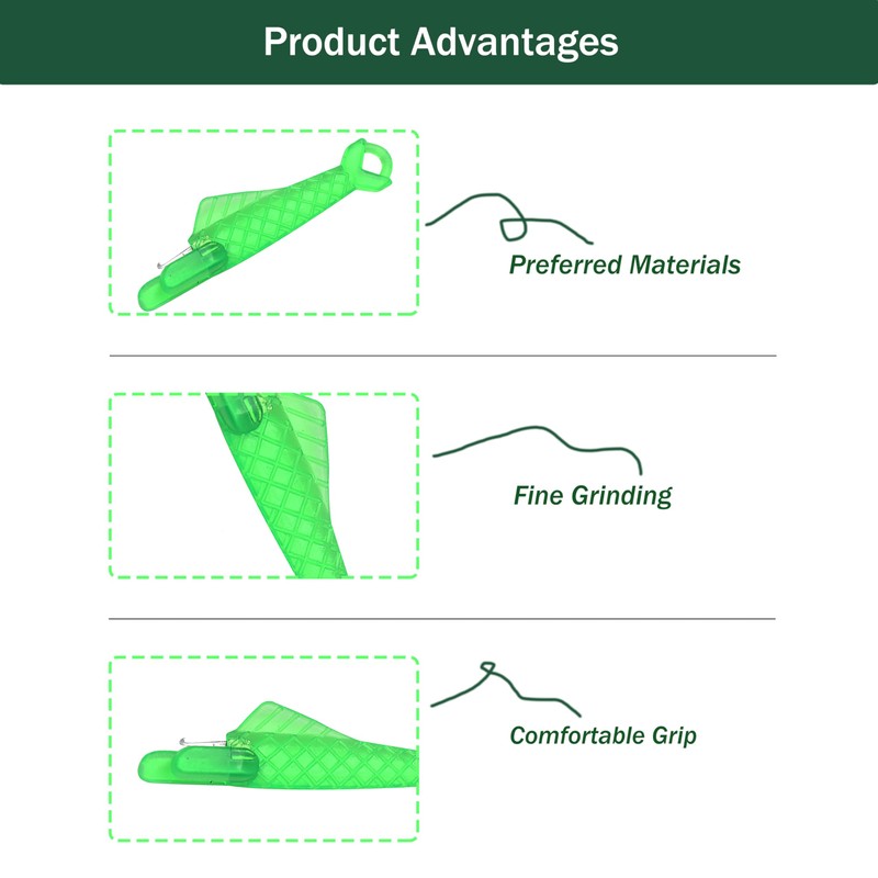 DABAOOU 12pcs Fish Mouth Sewing Machine Needle Threader Upgrade Automatic