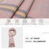 VANLINKER Pink Winter Scarf for Women Men Super Soft Luxury