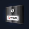 Metzler Surface-Mounted Doorbell Made of Stainless Steel – Interchangeable Name