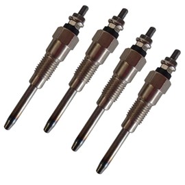 Glow Plug Replacement Compatible with Kawasaki Mule 2510 3010 4010 Utility Vehicles (4 PACK)