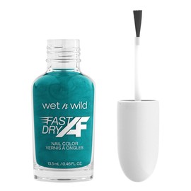 wet n wild Fast Dry AF Nail Color, Long-Lasting Nail Polish, Mermaids Do Exist (Green)