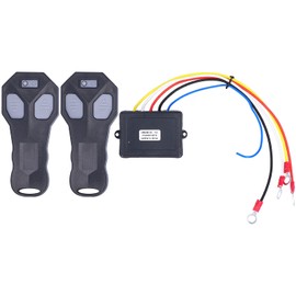 2 Stück Drahtlose Winden-Fernbedienung, Drahtloses Winden-Fernbedienungs-Controller-Kit 12 V Elektrischer Ersatz für Jeep ATV Truck Universal