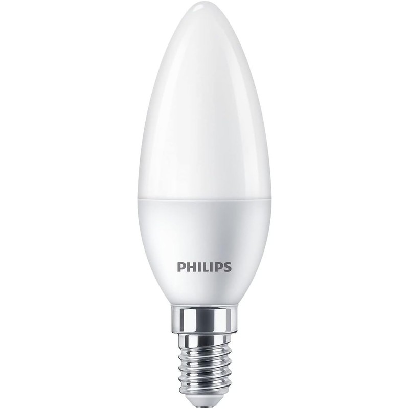 PHILIPS Bombilla LED de luz blanca cálida, 40 W, E14,