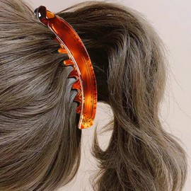 JEYORZY Set of 4 banana hair clips, banana clips, hair holder, ponytail hair clip, hair clip, banana clip, high quality, robust, for tying ponytails, indispensable beauty accessory