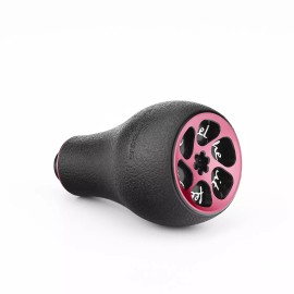 Gomexus TPE Power Knob 30mm For Shimano Stradic CI4 Daiwa Certate Luvias Reel - Black red