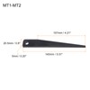 sourcing map 2PCS Morse Taper Drift Key 140mm Carbon Steel