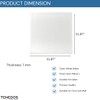Tenedos 12x12 White Porcelain Floor Wall Tile Backsplash (Exact Size
