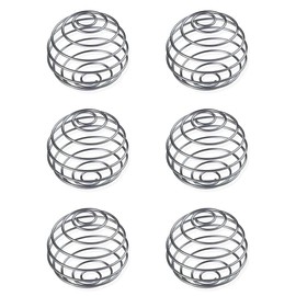 6 PcsShaker Balls, 304 Stainless Steel 2.1 Inches Shaker Balls for Milkshake Protein Shaker Ball Food Grade Whisk Ball Mixing Ball for Shaker Cup Bottle Mixer