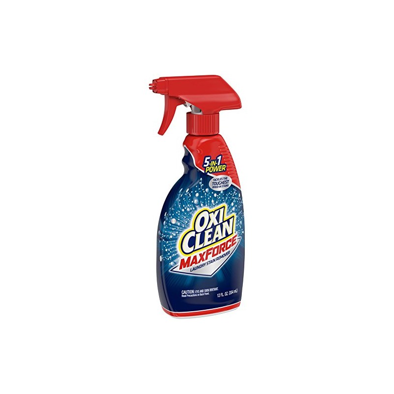 OxiClean Max Force Laundry Stain Remover Spray, 12 Fluid Ounce