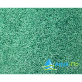 Aqua Flo 12"x 12"x 2" (2 Pack) Green Coarse Bulk Filter Media Roll for Koi Pond, Waterfall Filters, & Skimmers