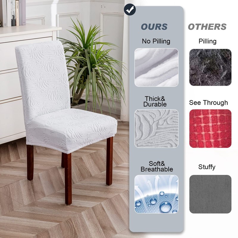 YUEANG Dining Chair Covers, Chair Covers for Dining Room Stretch