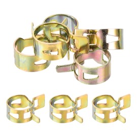 MECCANIXITY 12.7mm/0.5inch Spring Hose Clamps, Pipe Clamps, Pack of 5, Silver