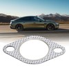 SANTUO 2 pieces 76 mm exhaust gasket exhaust flange gasket