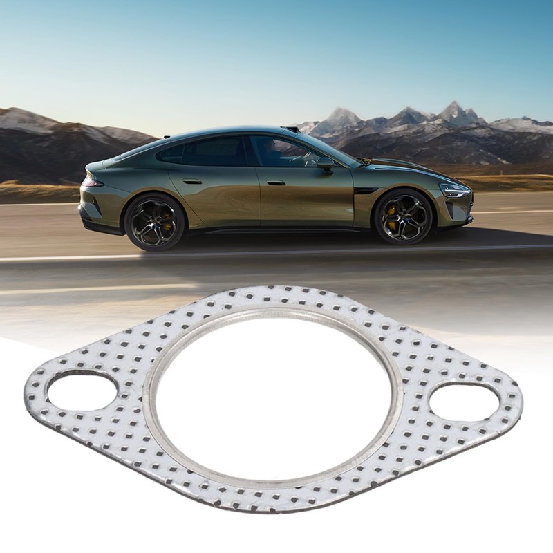 SANTUO 2 pieces 76 mm exhaust gasket exhaust flange gasket