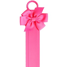 Funny Girl Hair Clip & Hair Bow Holder - 3 FEET LONG! (Hot Pink)