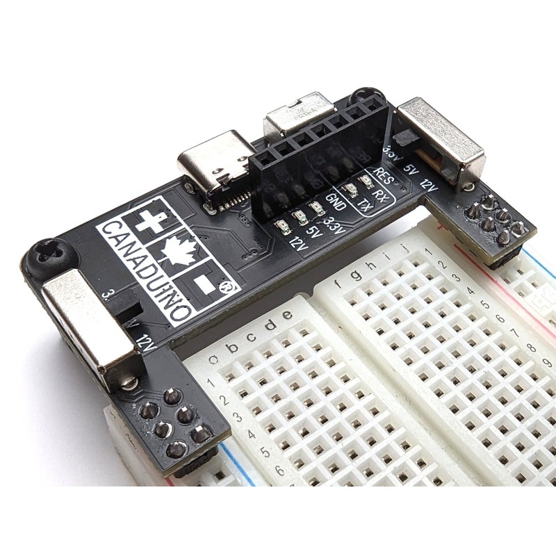 CANADUINO® 3 x Breadboard Power Supply Module 3.3V, 5V, 12V