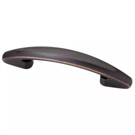 Liberty P20400-VBC 3" & 3 3/4" Bronze & Copper Dual Mount Oval Cabinet Drawer Pull
