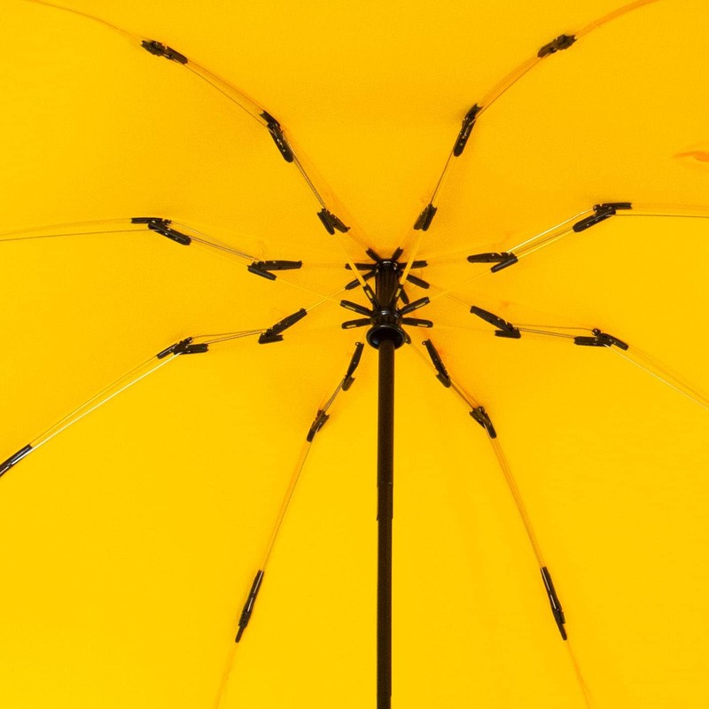 iX-brella Reverse Reverse Opening Fiberglass Pocket Umbrella with Coloured Spokes,