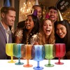 Yalin Set of 6 Unbreakable 12 oz Acrylic Plastic Wine