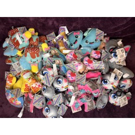 Almar Assorted Expressions Keychain Backpack Clip Plushies NWT (New w/ Tag)