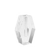 Crystal Vase 4.5-inch High, Modern Crystal Home Office Decor for