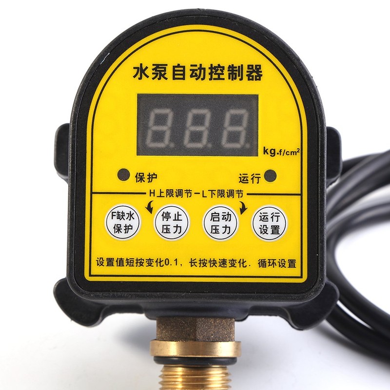 Household Automatic Digital Water Pump Pressure Controller Intelligent ON OFF