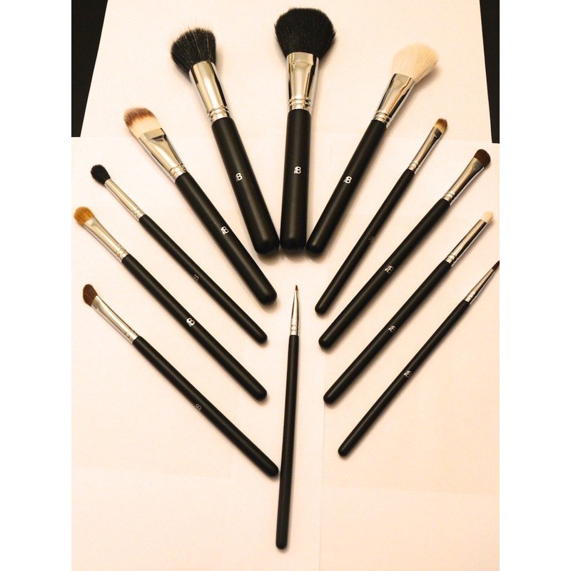 12x Goat Hair Brush lb 'Essential You Look Flawless' Luxury