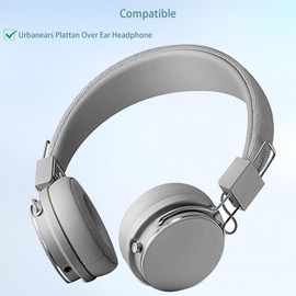 Plattan Ohrpolster Ersatz Kompatibel mit Urbanears Plattan Over-Ear Kopfhörer Ohrpolster Kissen (Proteinleder/Memory-Schaum)