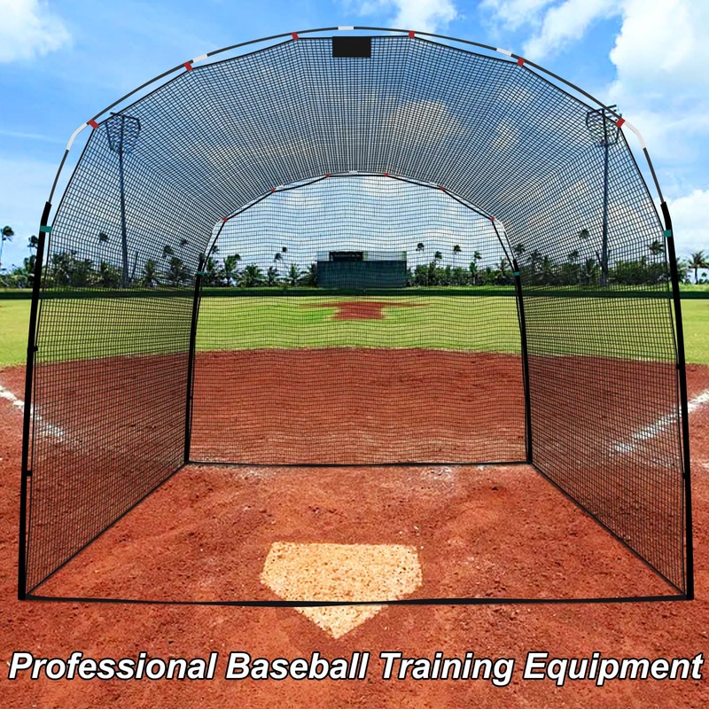 PGL Baseball Batting Cage,Heavy Duty Baseball Training Cage,Portable Batting Cage,