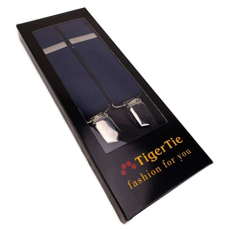 TigerTie Unisex Braces in Y-Shape with 3 Extra Strong Clips