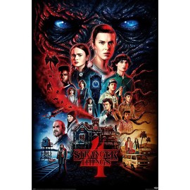 Stranger Things 4 - TV Show Poster/Print (Regular/One Sheet - Season 4) (Size: 24" x 36")