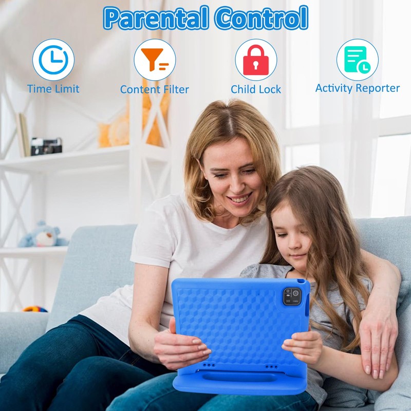 NRKDUBQ Tablet for Kids, 10.1 inch IPS HD Touchscreen Android