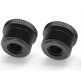 MxTong Mic Stand Adapter 3/8 Female to 5/8 Male Screw Adapter Knurled Thread Adapter for Microphone Stand Mount