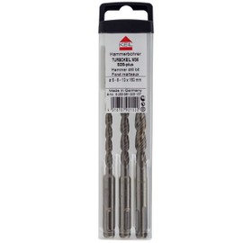 KEIL Hammer Drill Bit MS5 TURBOKeil SDS-Plus 3-Piece Set 6-8-10 mm