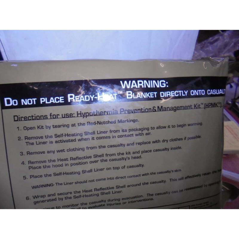 HYPOTHERMIA PREVENTION & MANAGEMENT KIT (HPMK , NORTH AMERICAN RESCUE)