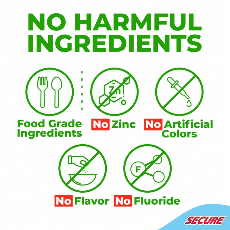 Secure Sensitive Denture Adhesive with Aloe Vera & Myrrh –