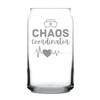 Make Your Mark Design Chaos Coordinator 16oz Can Shaped Pint