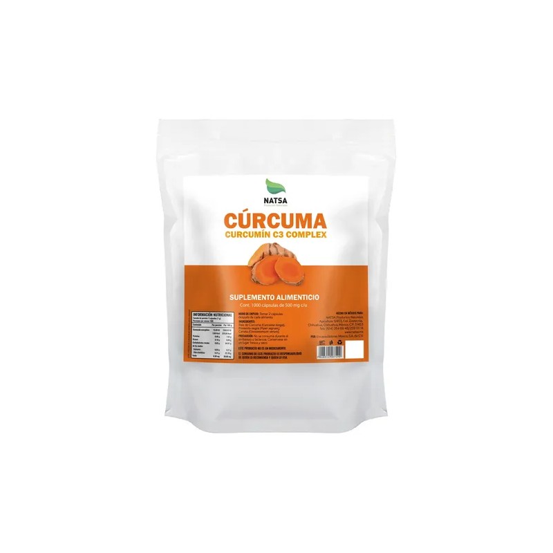 Curcuma Complex 1,000 Cápsulas Natural