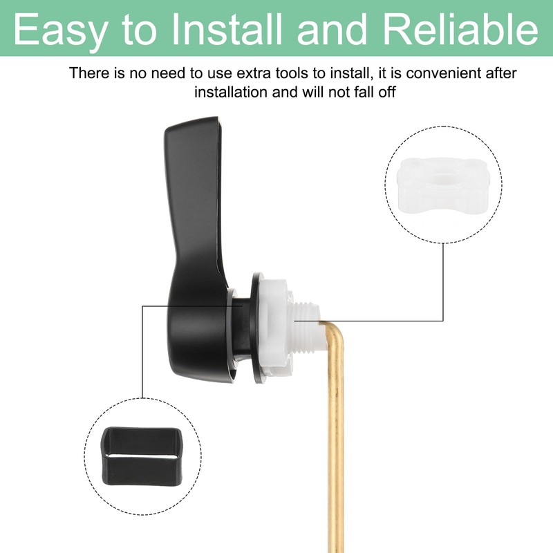 sourcing map Toilet Handle Replacement Kit, Universal Front Mount Toilet
