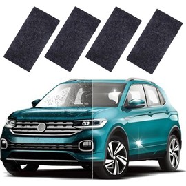 Generic Nano Clean Cloth Scratch Remover 4 PCS, Upgraded Nano Sparkle Cloth Car Scratch Remover Cloth, Multi-Purpose Water Polishing Nasosparkle Cloth for Repairing Car Paint Scratches