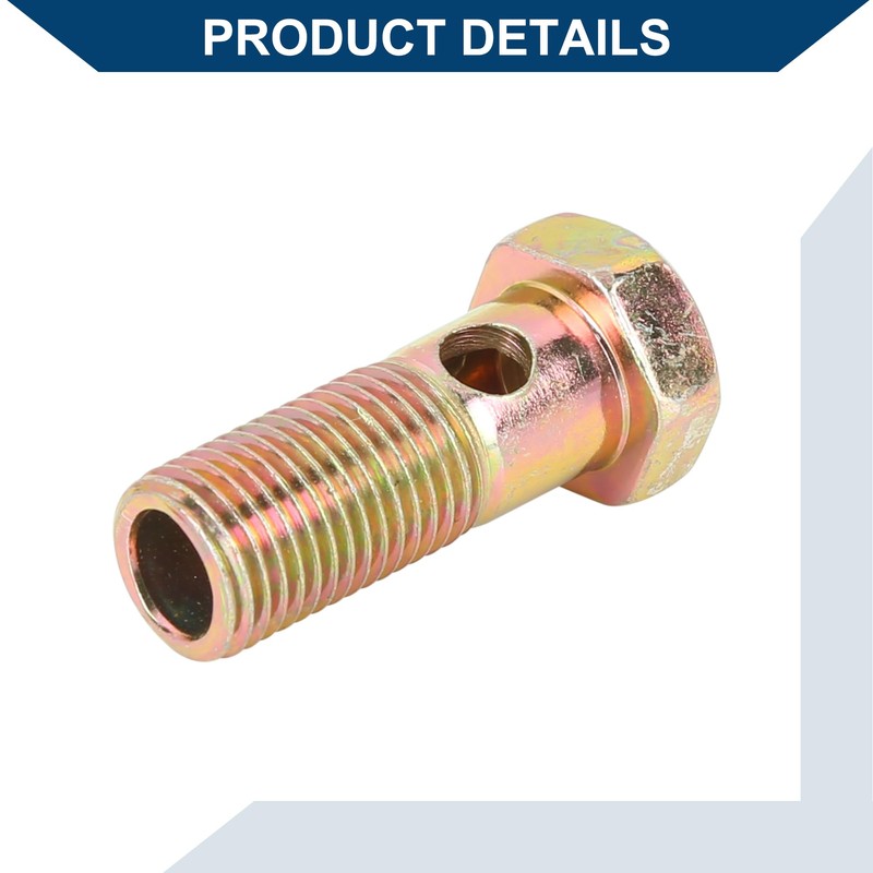 Hihaha Banjo Bolt/for Car/Metal / 1 Set Bronze Tone