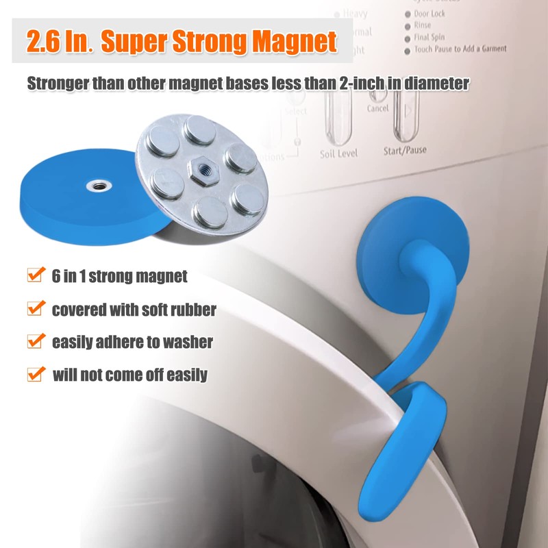 Front Load Washer Door Prop - Magnetic Washing Machine Door