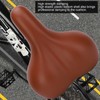 PU Leather Ergonomic Bumper Mountain Bicycle Saddle Seat Bike Cushion