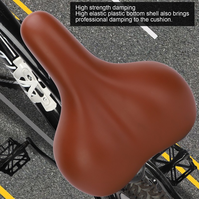 PU Leather Ergonomic Bumper Mountain Bicycle Saddle Seat Bike Cushion