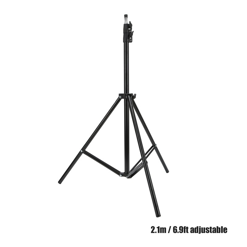 Tripod Stand 2.1m / 6.9ft Adjustable Aluminum Photography Tripod Holder