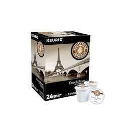 Barista Prima Coffeehouse Coffee, Keurig K-Cups, French Roast, 24 Count (Packaging May Vary)